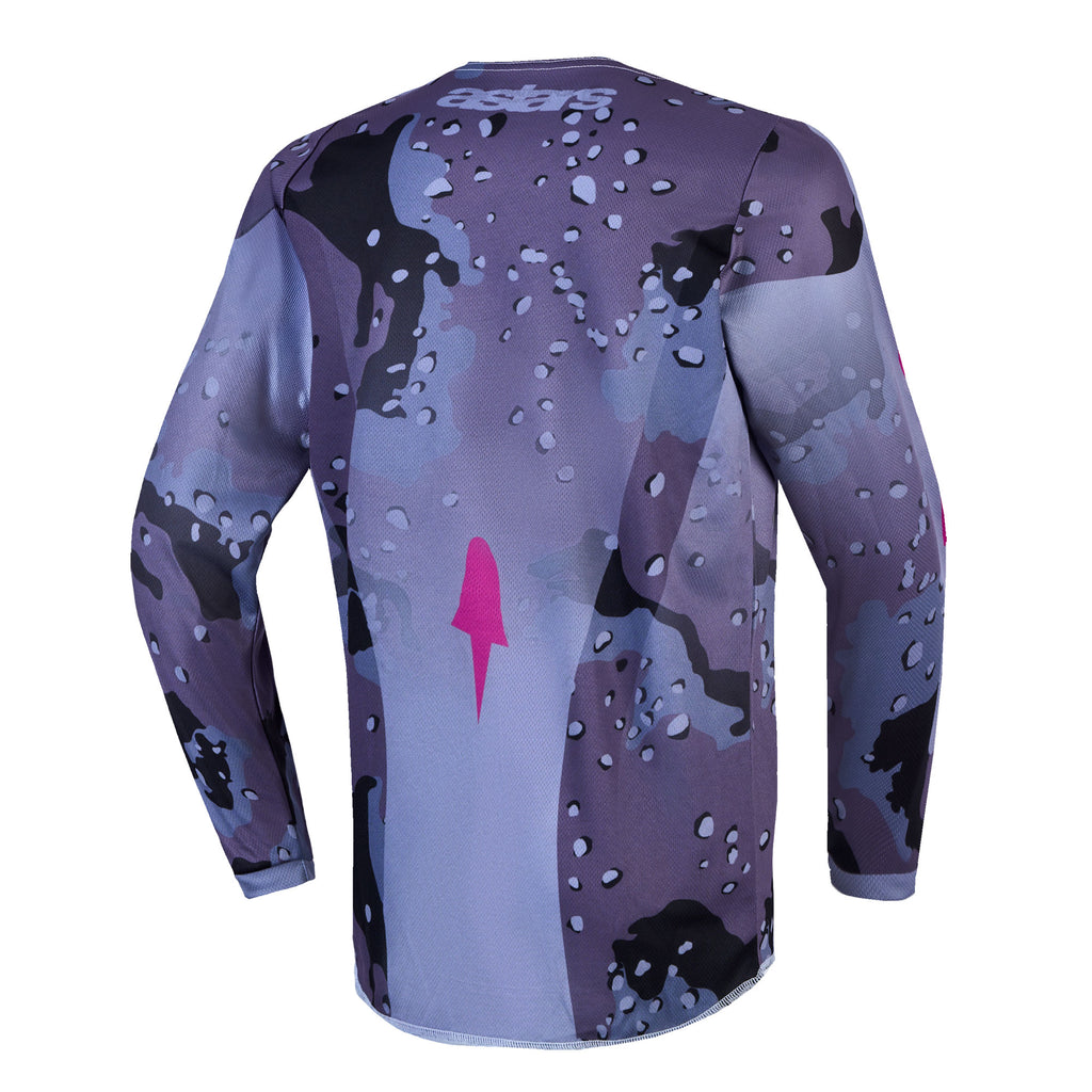 Alpinestars Youth Fluid LONE MX Kit Deal (Grey Camo/Purple)