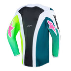 Alpinestars (MX26) Youth MX Jersey - Fluid PORTL (Green/White/Black)