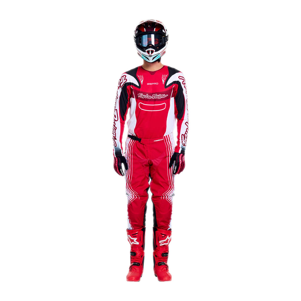 Troy Lee Designs MX | SX Jersey & Pant Kit Deal GP PRO STREAMLINE (Red / Black)