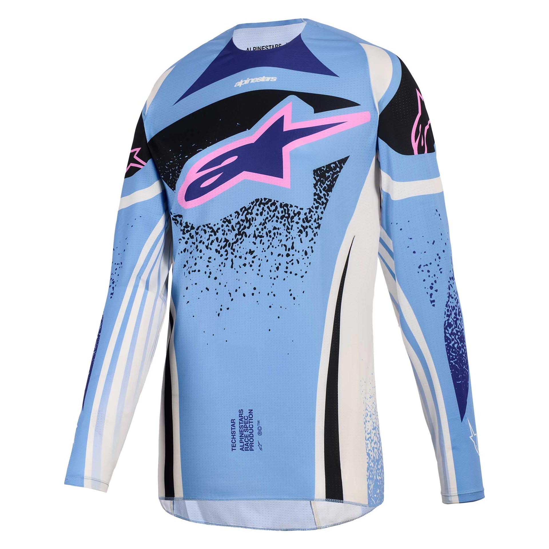 Alpinestars (MX26) Womens MX Jersey - Stella TechStar NOMUR (Light Blue/Off White/Black)