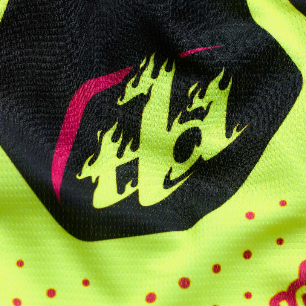 Troy Lee Designs MX Youth Jersey - GP PRO ROLLER (Flo Yellow / Fuchsia)