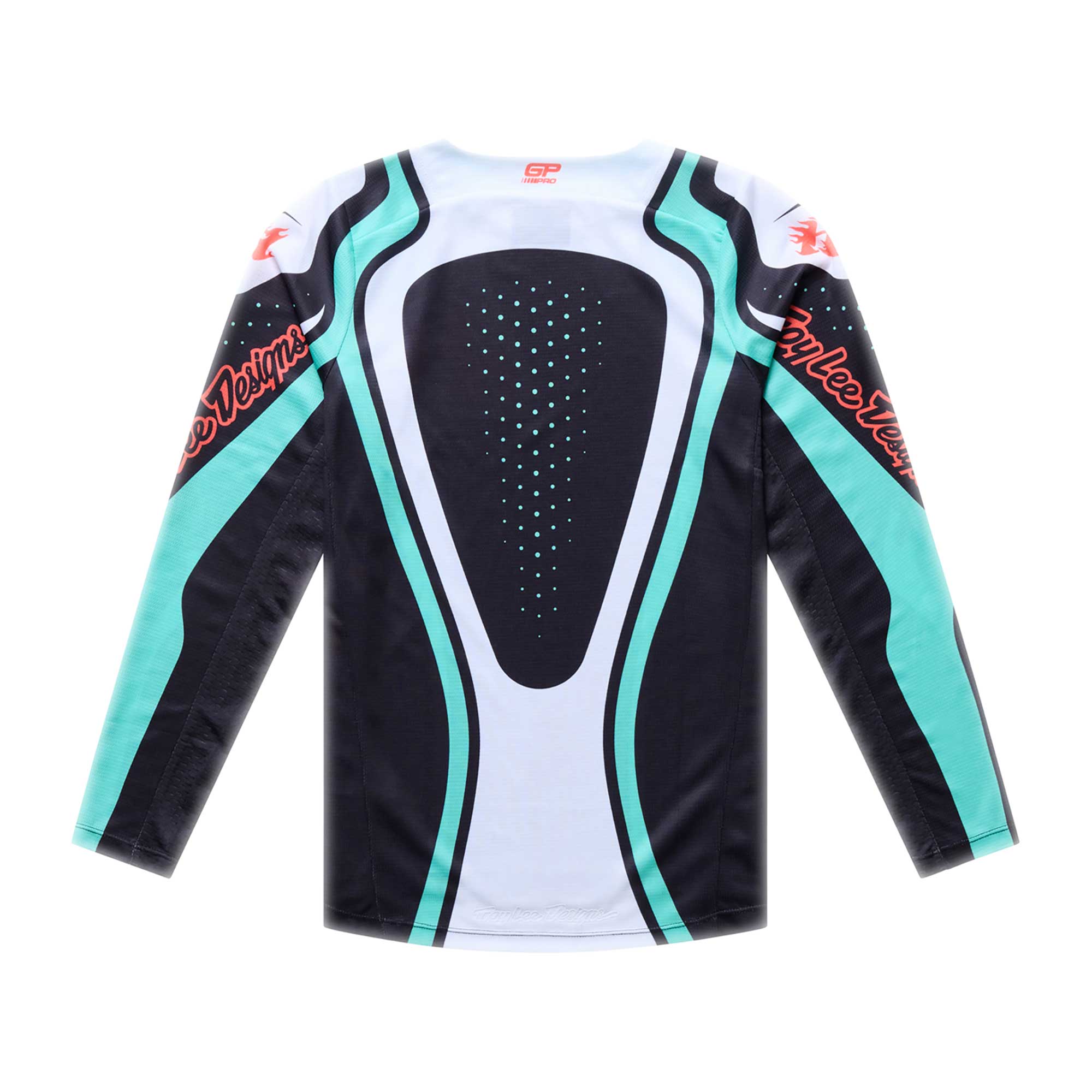 Troy Lee Designs MX Youth Jersey - GP PRO ROLLER (Black / Teal)