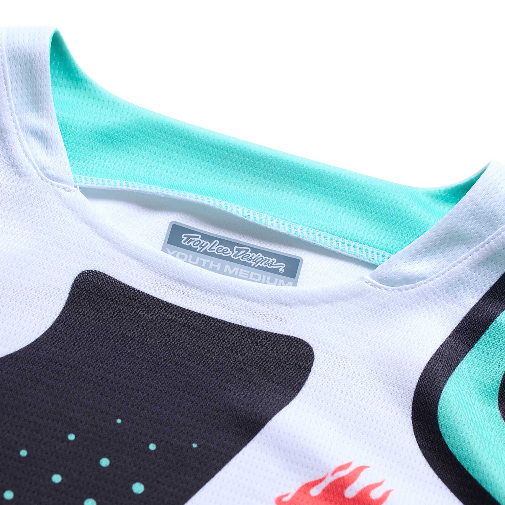 Troy Lee Designs MX Youth Jersey - GP PRO ROLLER (Black / Teal)