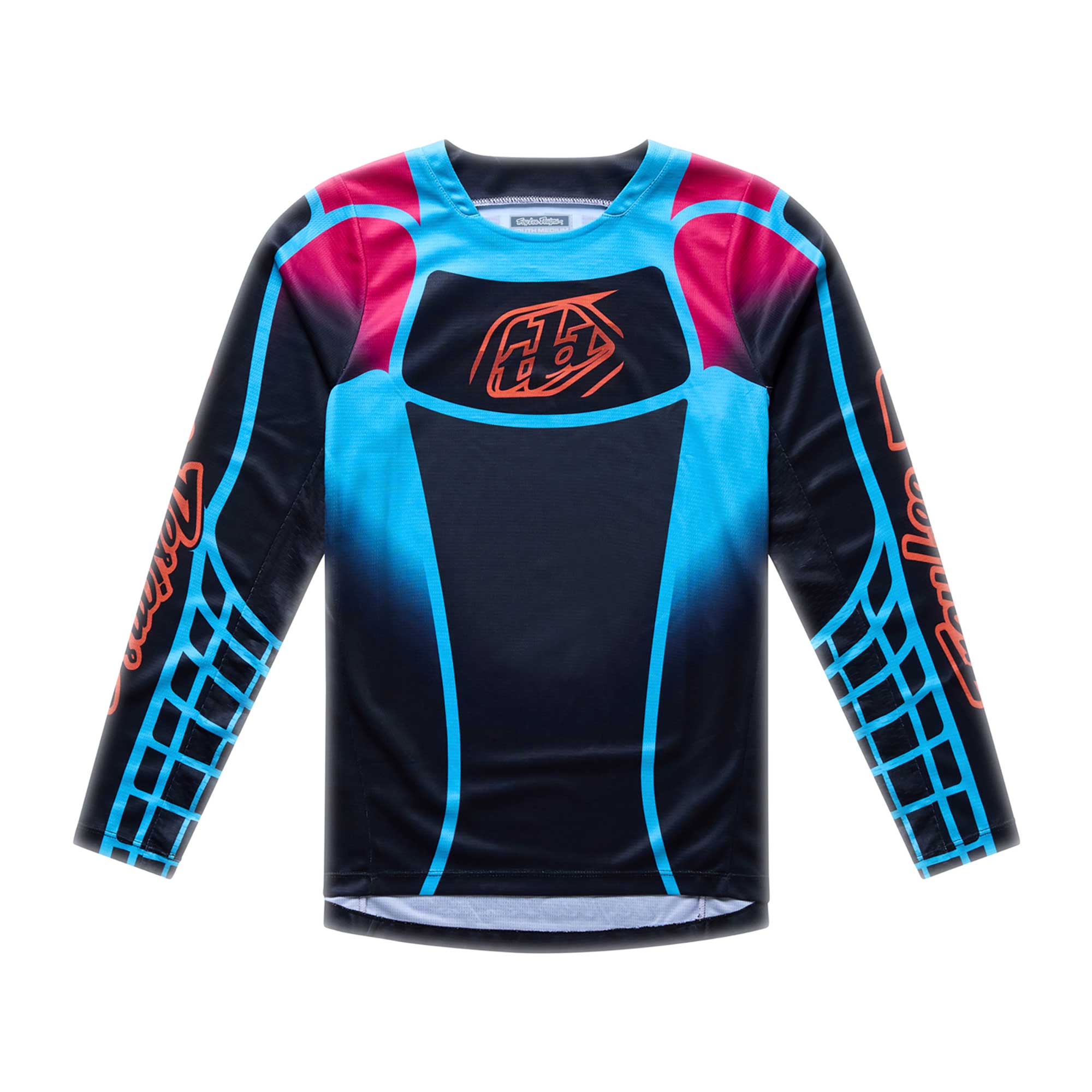 Troy Lee Designs MX Youth Jersey - GP PRO FRAMEWORK (Black / Cyan)