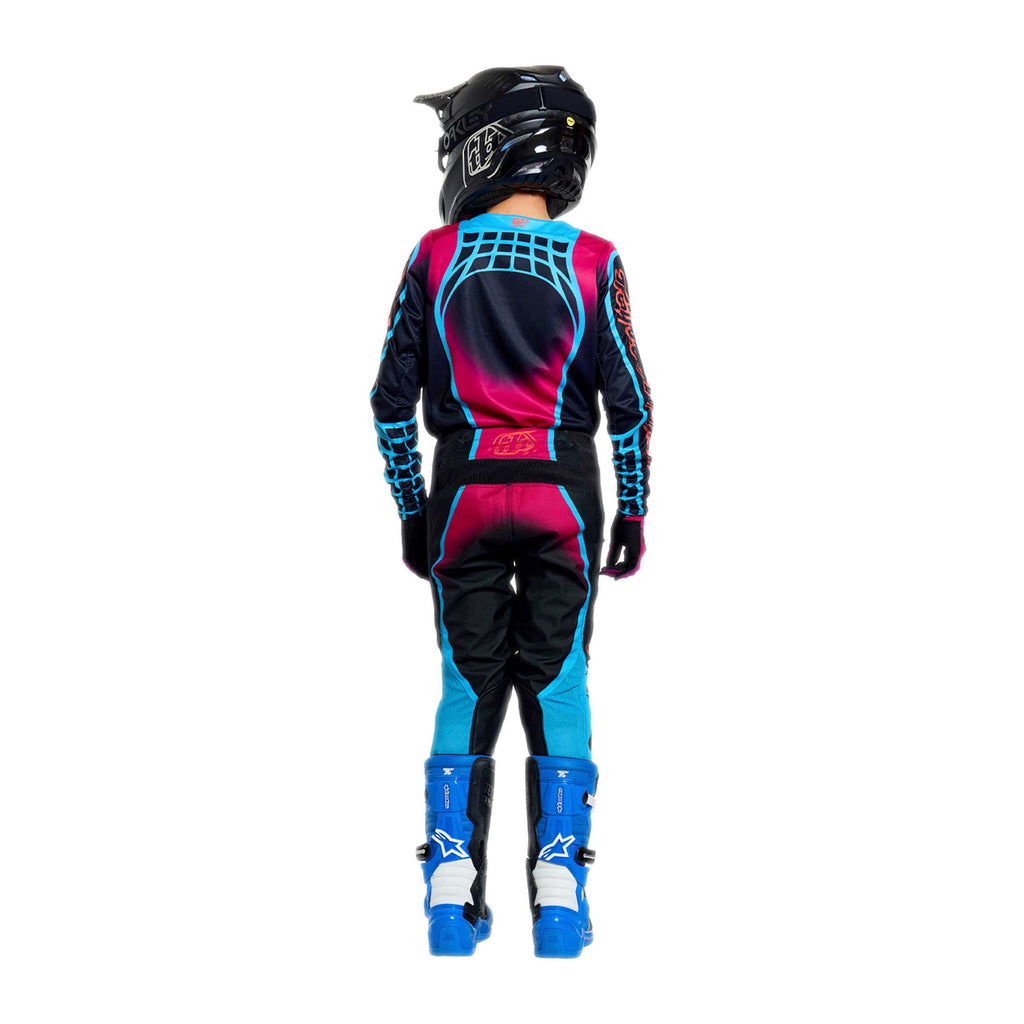 Troy Lee Designs MX Youth Jersey - GP PRO FRAMEWORK (Black / Cyan)