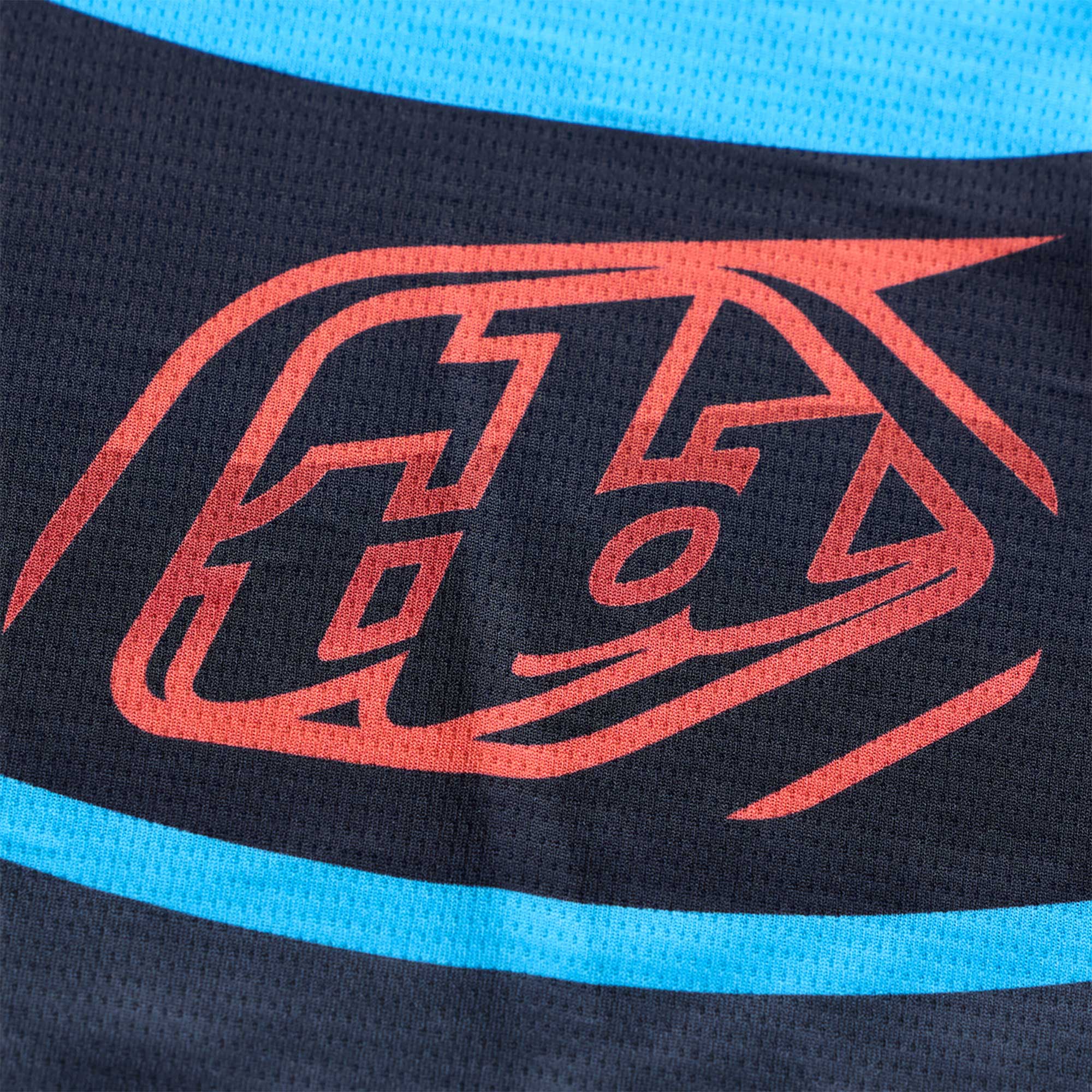 Troy Lee Designs MX Youth Jersey - GP PRO FRAMEWORK (Black / Cyan)