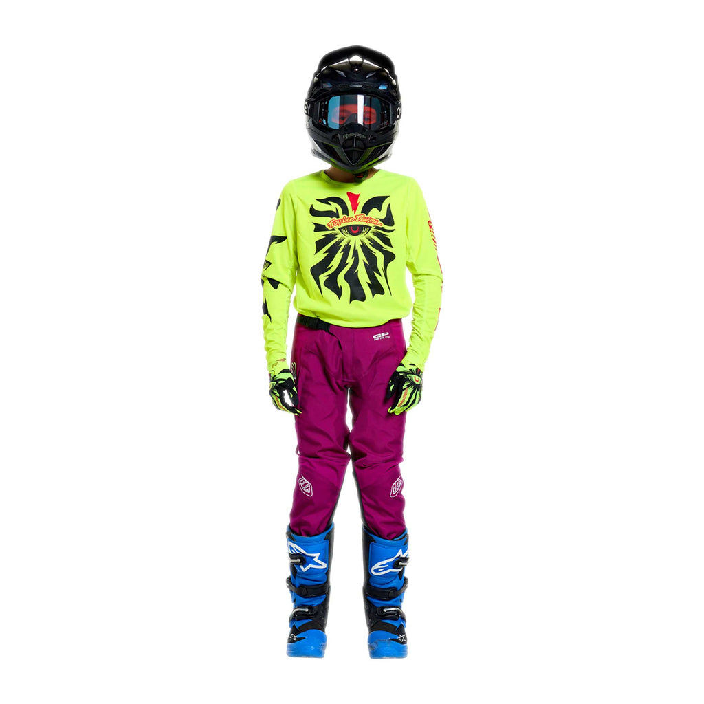 Troy Lee Designs MX Youth Jersey - GP PRO CYCLOPS (Flo Yellow)