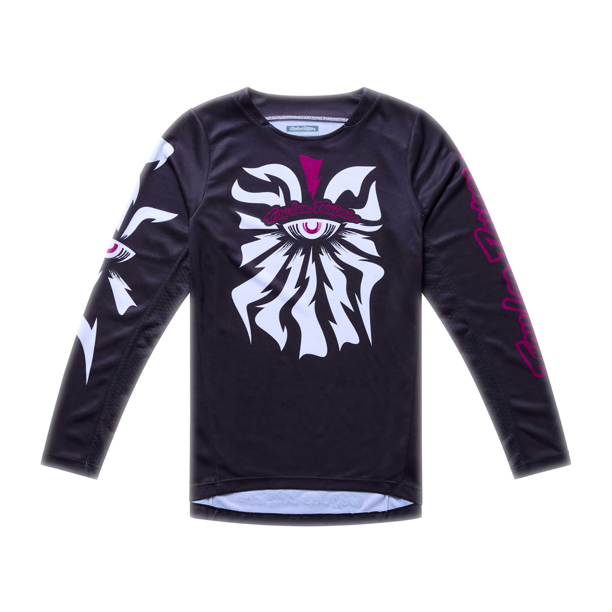 Troy Lee Designs YOUTH MX | SX Jersey & Pant Kit Deal GP PRO CYCLOPS (Black / Fuchsia)