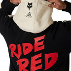 FOX Racing Mens Hoodie - HONDA Heavy Weight Fleece Pullover (Black)
