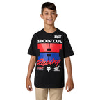 FOX Racing Youth T-Shirt - HONDA SS TEE (Ultra Black)