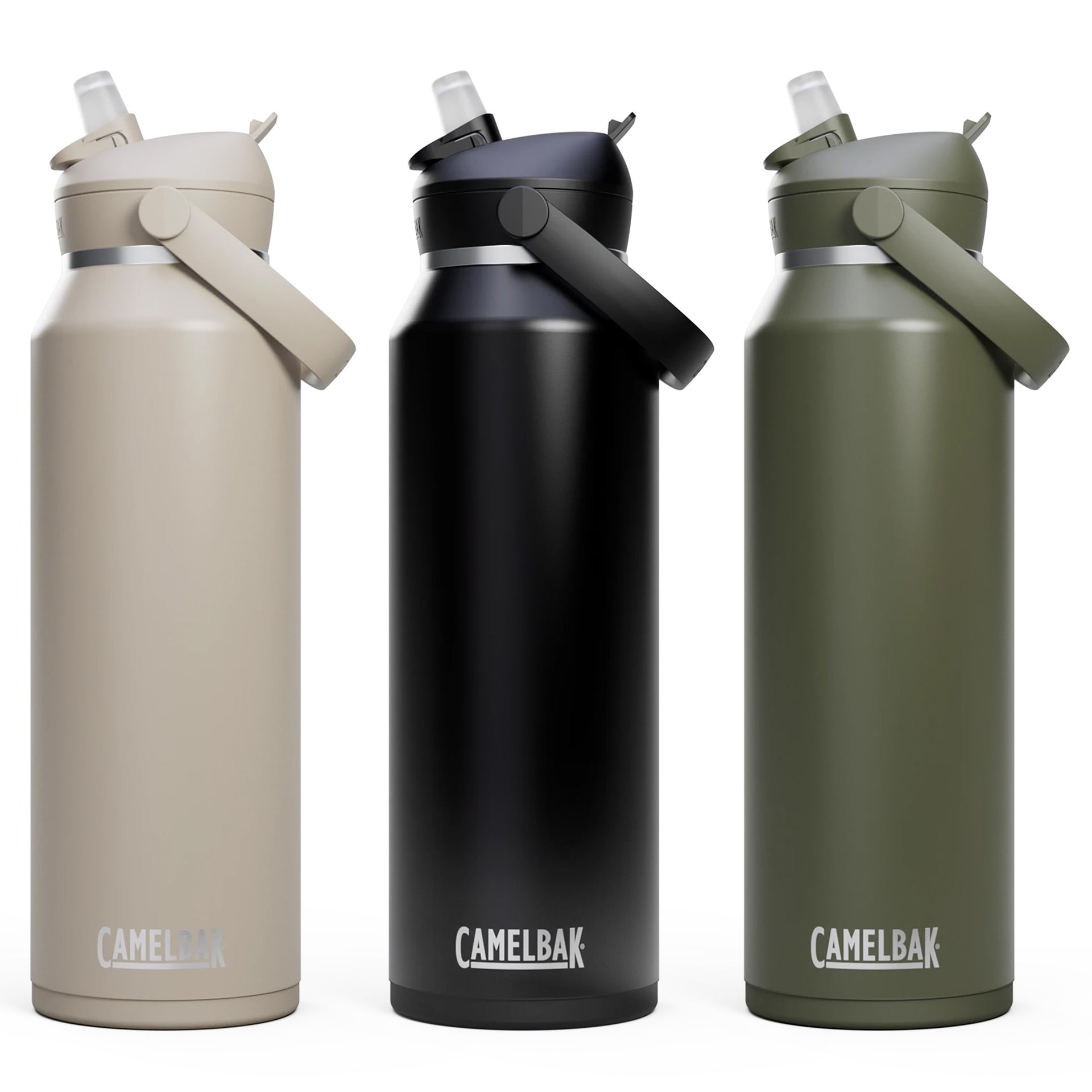 CAMELBAK Adventure Water Bottle - THRIVE Flip Straw Stainless Steel 40oz | 1.2L