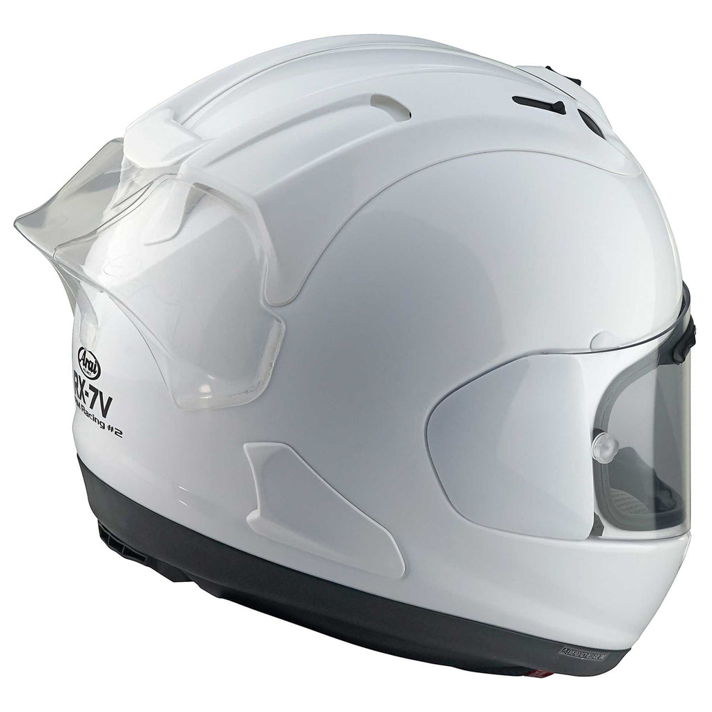 Arai RX-7V FIM2 Motorcycle Race Helmet Solid (Diamond White)