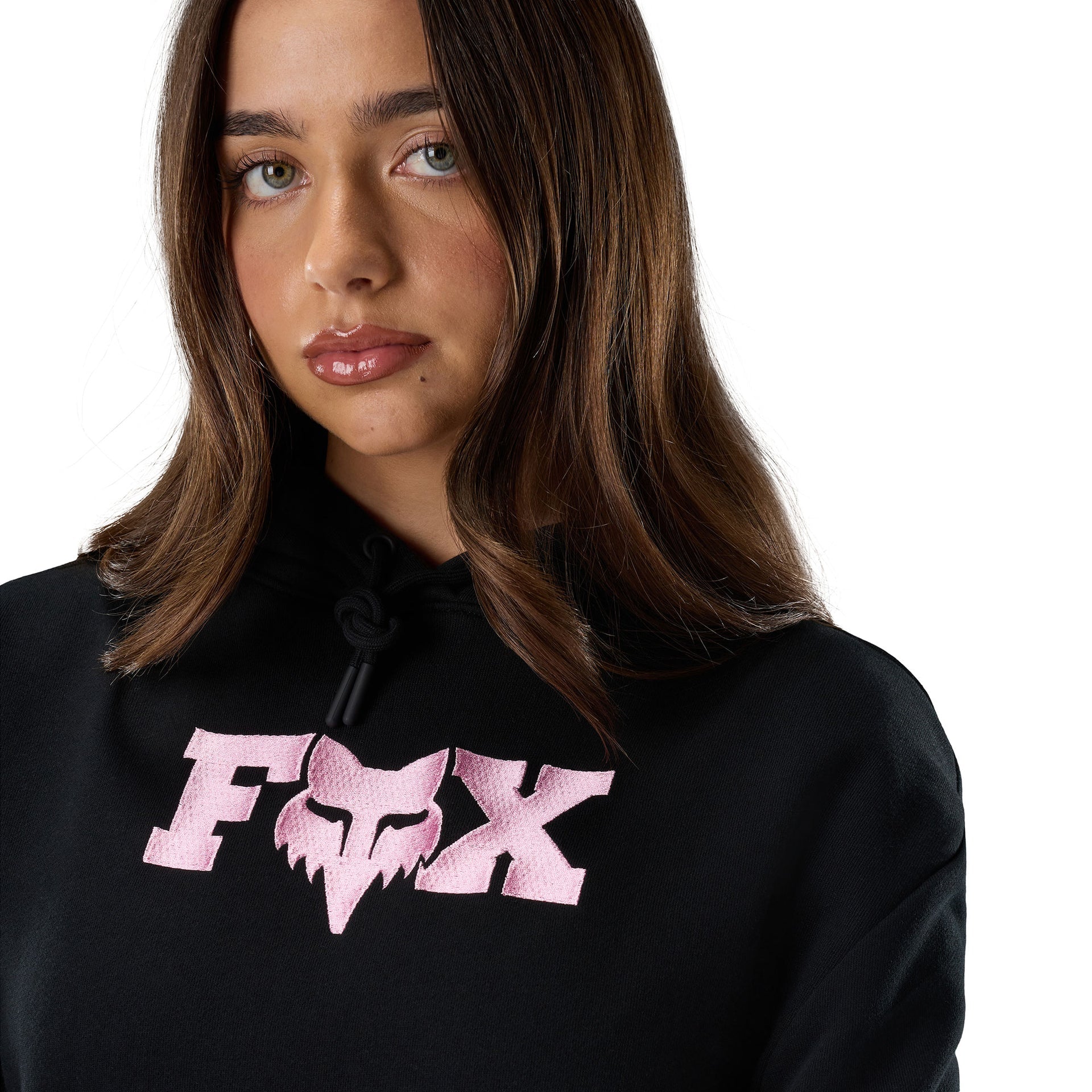 FOX Racing Women's Hoodie - FOX HEAD X Fleece Pullover (Black)