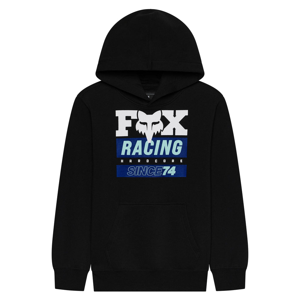 FOX Racing Youth Hoodie - SINCE 74 Fleece Pullover (Black)