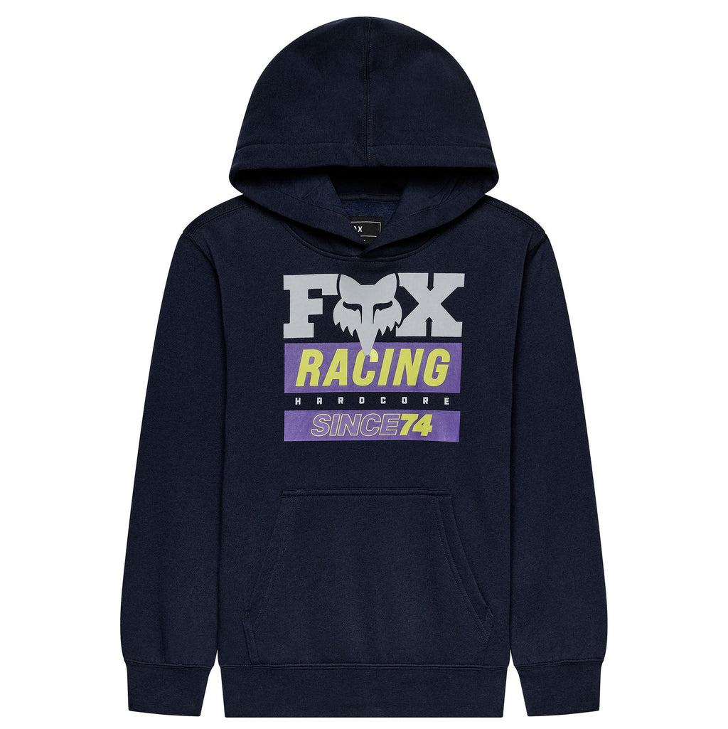 FOX Racing Youth Hoodie - SINCE 74 Fleece Pullover (Midnight)