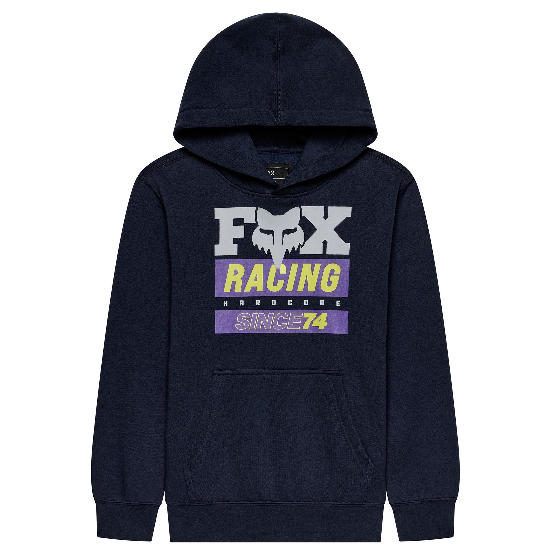 FOX Racing Youth Hoodie - SINCE 74 Fleece Pullover (Midnight)