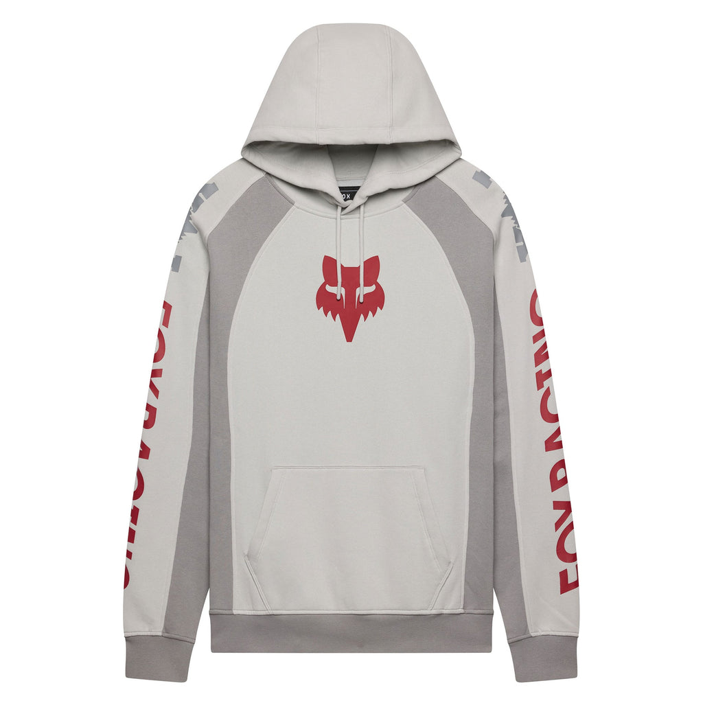 FOX Racing Mens Hoodie - VALIANT Fleece Pullover (Light Grey)