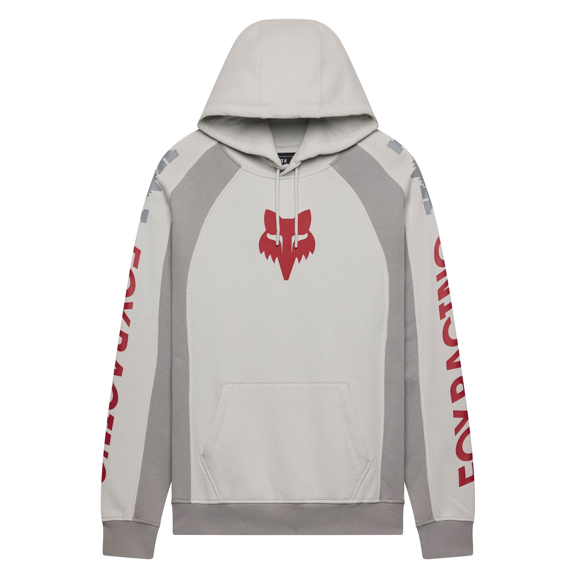 FOX Racing Mens Hoodie - VALIANT Fleece Pullover (Light Grey)