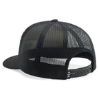 FOX Racing Youth Cap - ROOTED Snapback Mesh Trucker (Black)