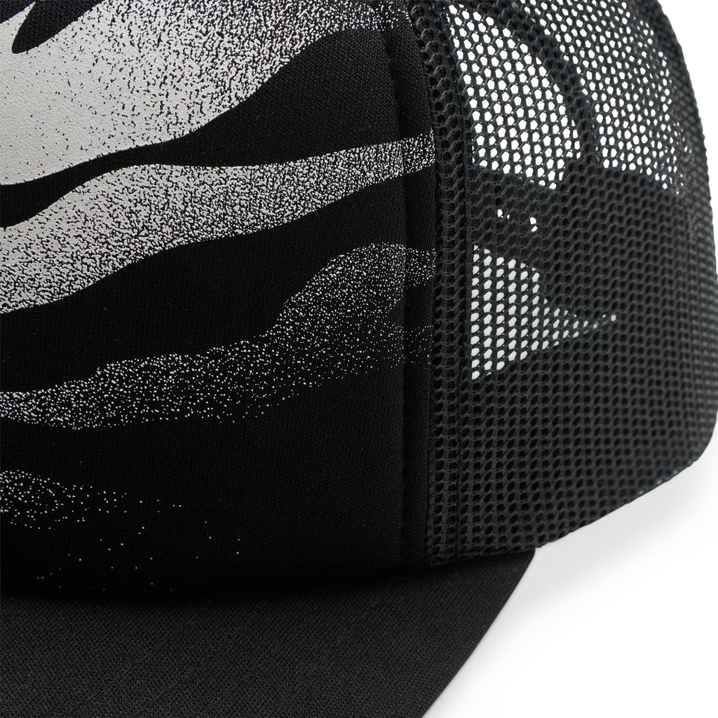FOX Racing Youth Cap - ROOTED Snapback Mesh Trucker (Black)