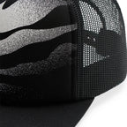 FOX Racing Youth Cap - ROOTED Snapback Mesh Trucker (Black)