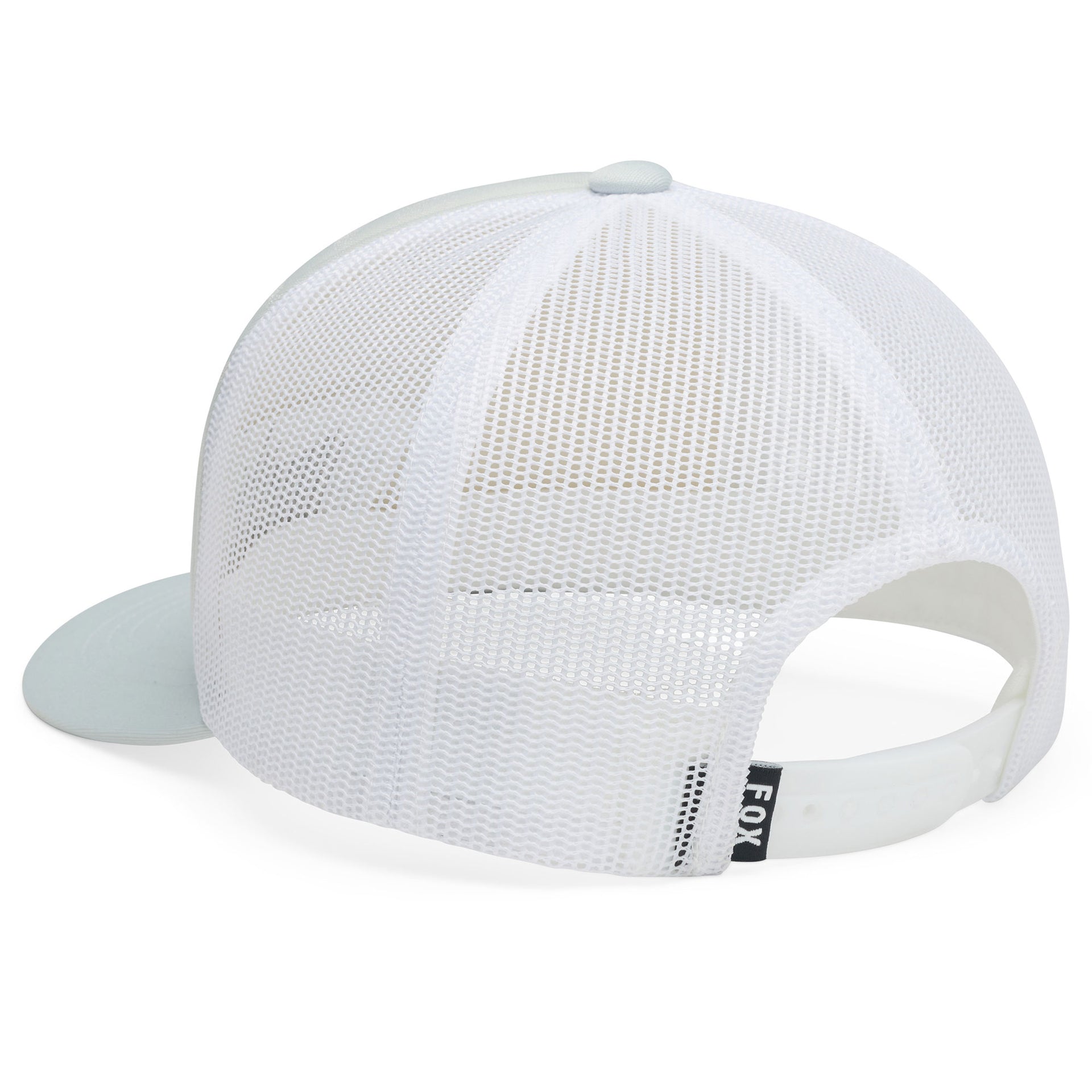 FOX Racing Youth Cap - ROOTED Snapback Mesh Trucker (Light Grey)