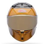BELL Lithium MIPS Plus FLUX SE Motorcycle Helmet (Ultra Black/Gold) Clear & Mirror Gold Visor