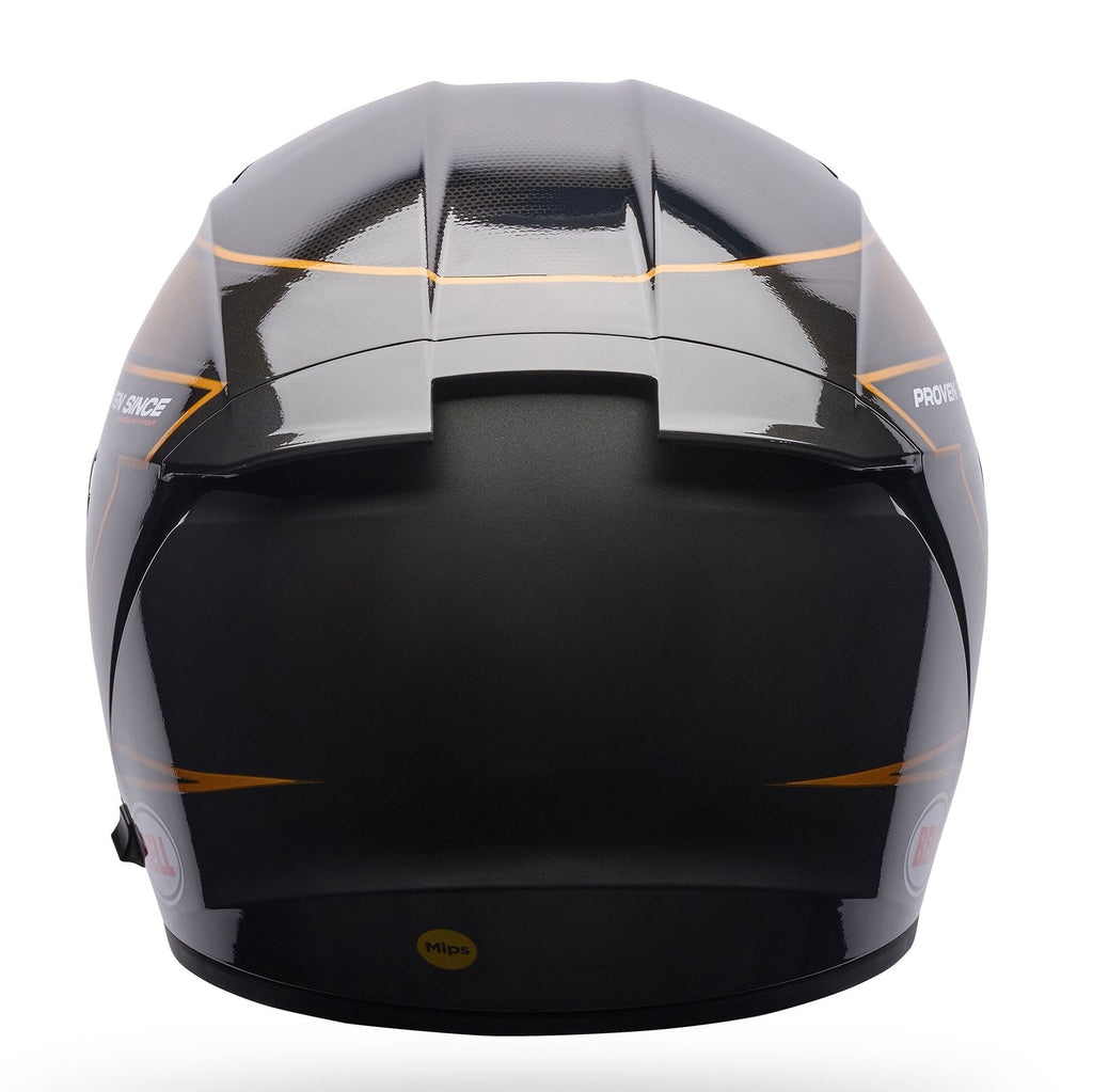 BELL Lithium MIPS Plus FLUX SE Motorcycle Helmet (Ultra Black/Gold) Clear & Mirror Gold Visor