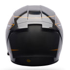 BELL Lithium MIPS Plus FLUX SE Motorcycle Helmet (Ultra Black/Gold) Clear & Mirror Gold Visor
