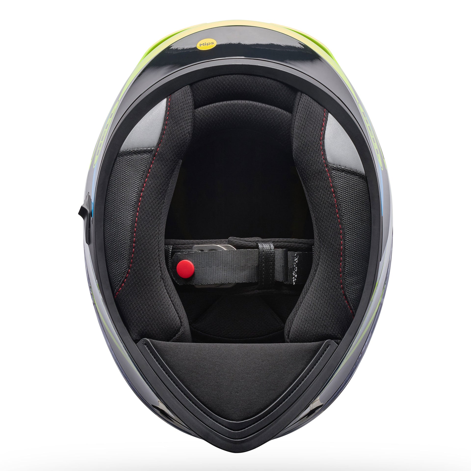 BELL Lithium MIPS KINETIC Motorcycle Helmet (Black/Blue/White/Yellow Fluo)