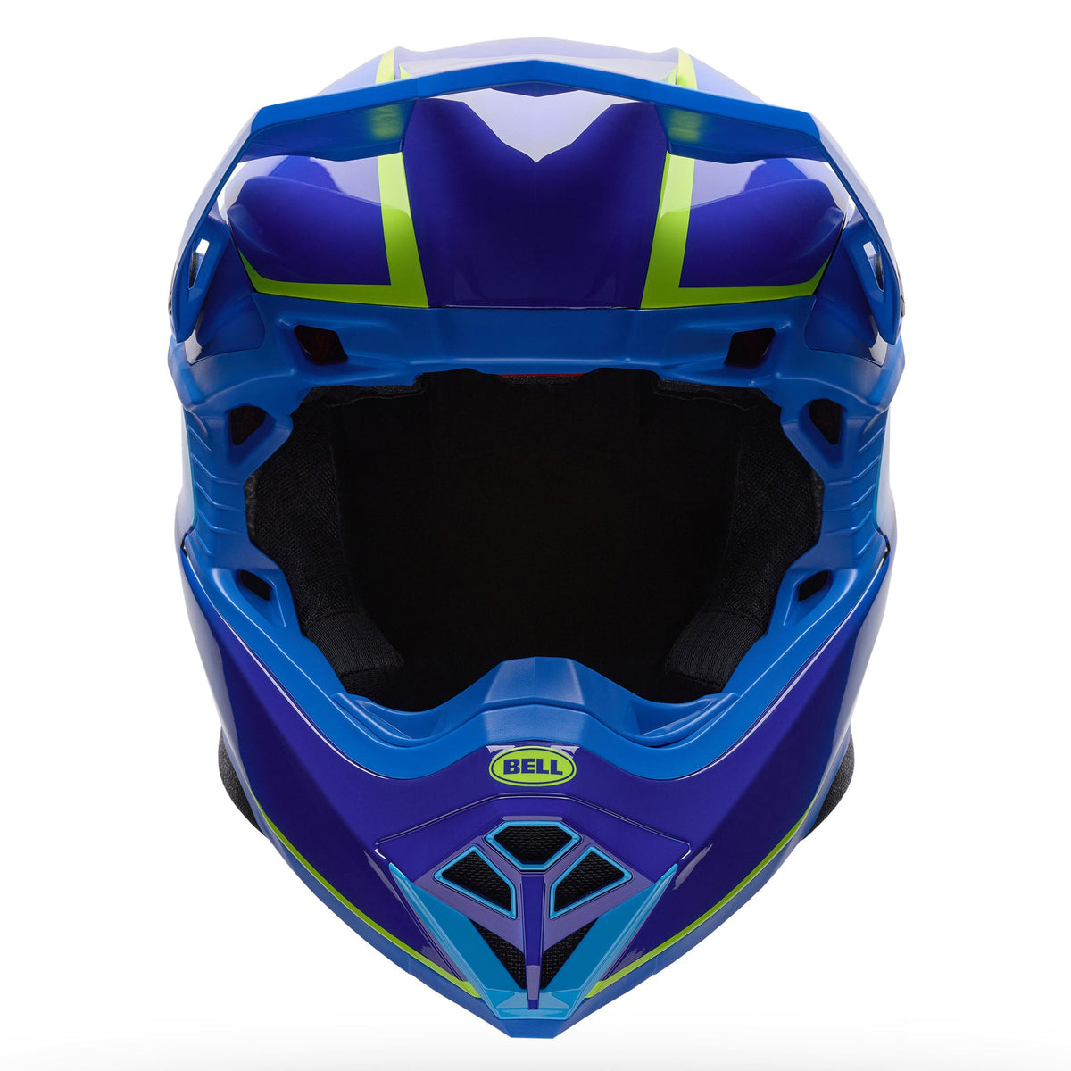 BELL MOTO-10 Spherical GP FIM02 VECTOR MX | Enduro Helmet (Frequency Blue/Carbon)