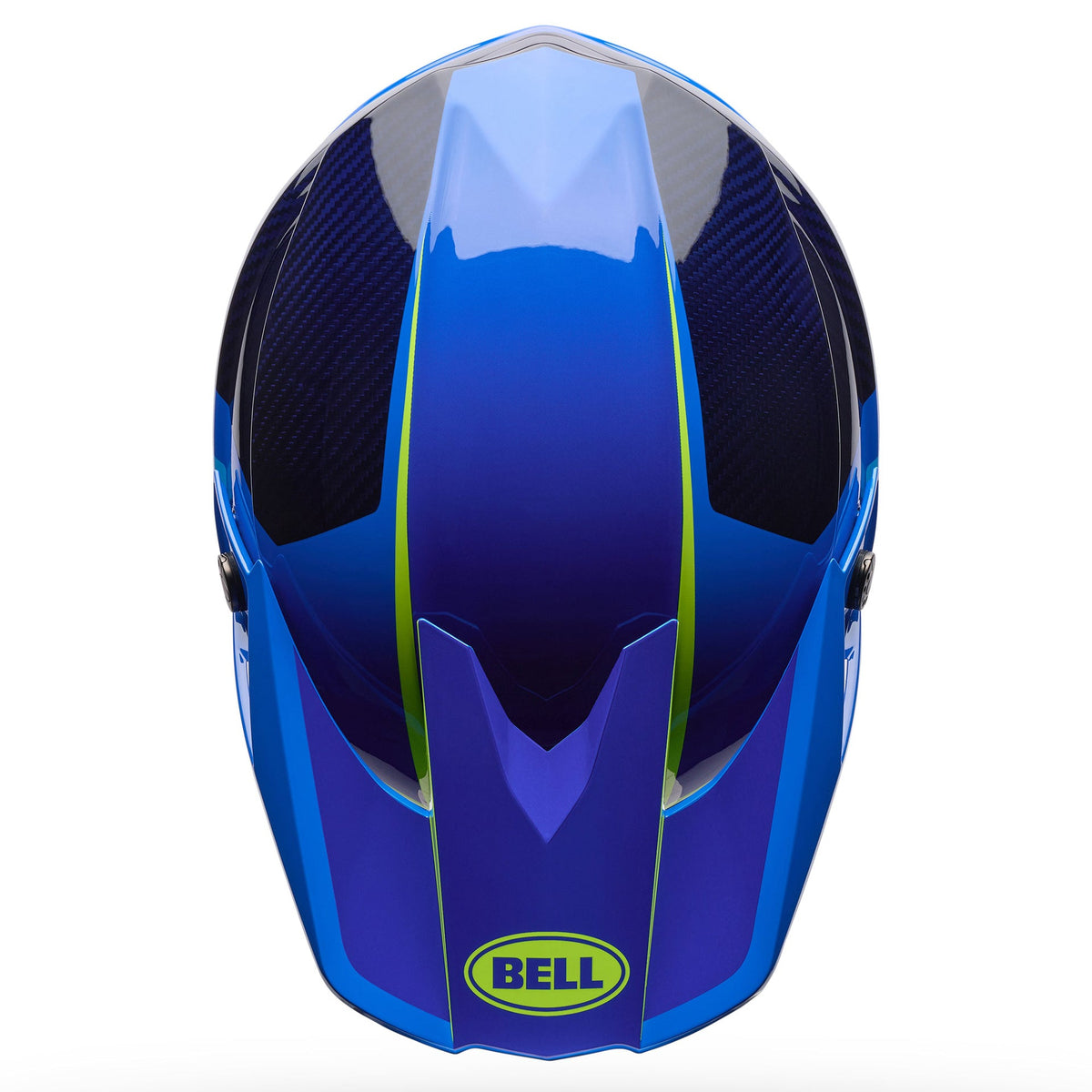 BELL MOTO-10 Spherical GP FIM02 VECTOR MX | Enduro Helmet (Frequency Blue/Carbon)