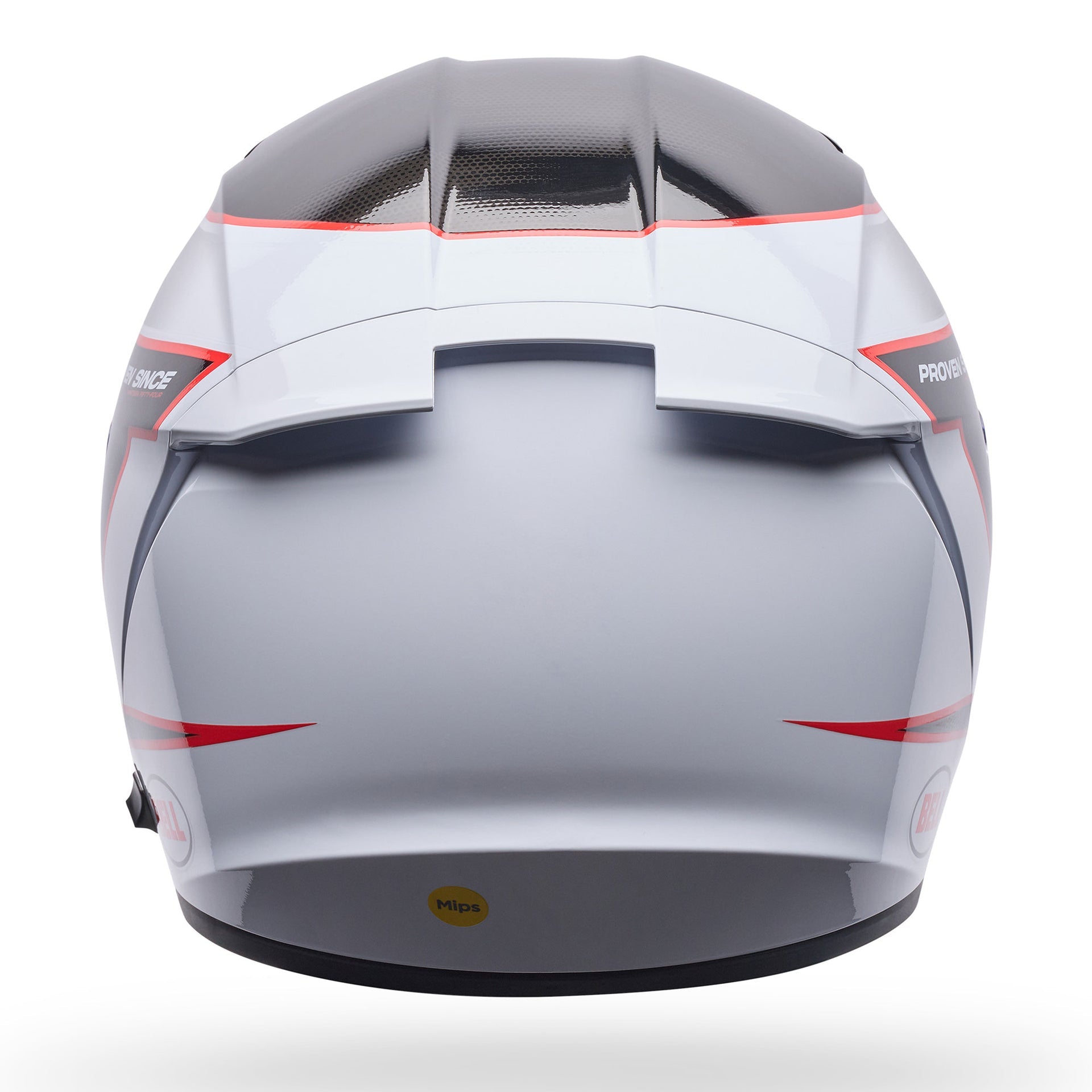 BELL Lithium MIPS FLUX Motorcycle Helmet (White/Black/Red)