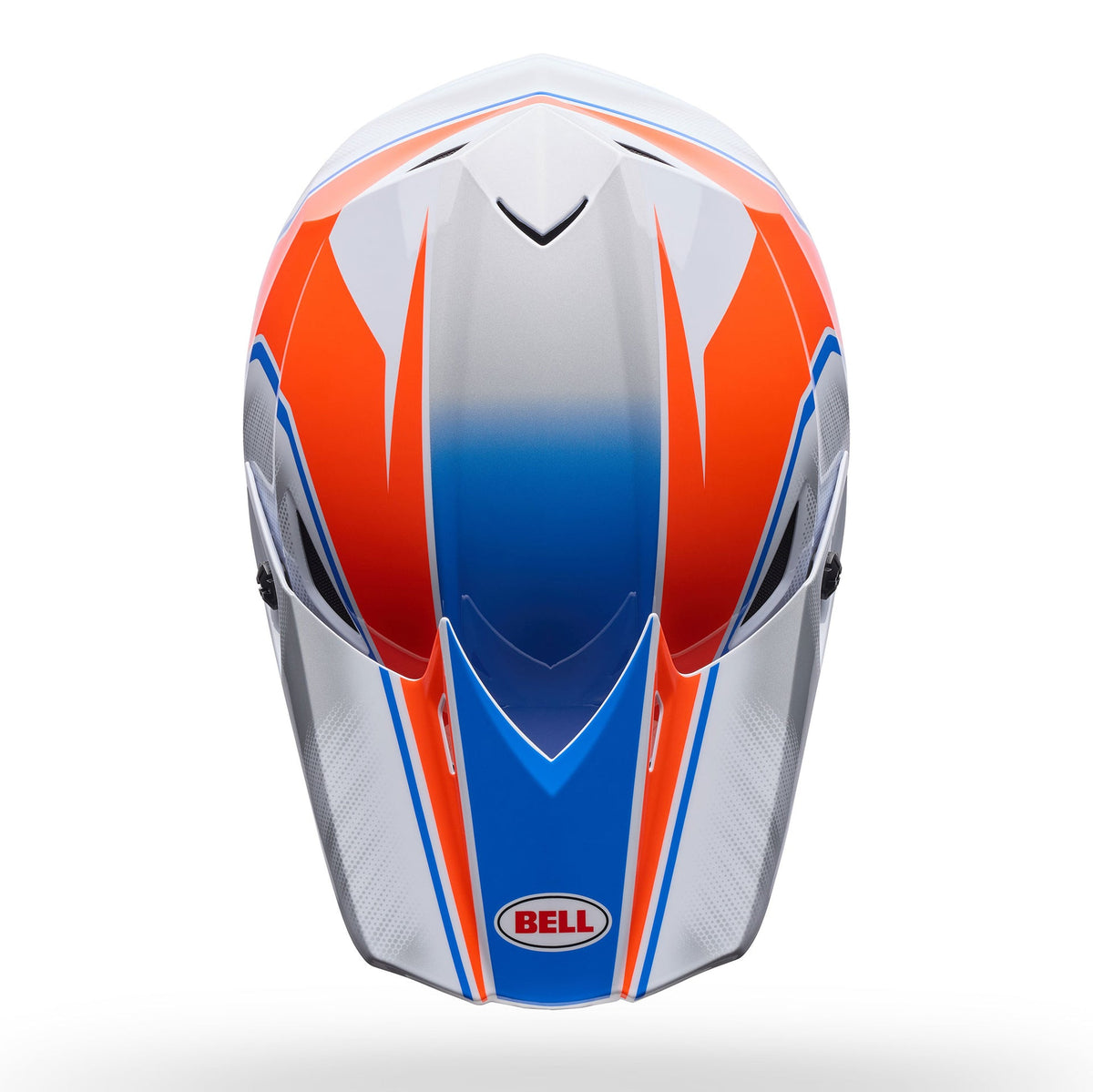 BELL MX-10 MIPS SPEEDWAY MX | Enduro Helmet (White/Blue/Red Fluo)