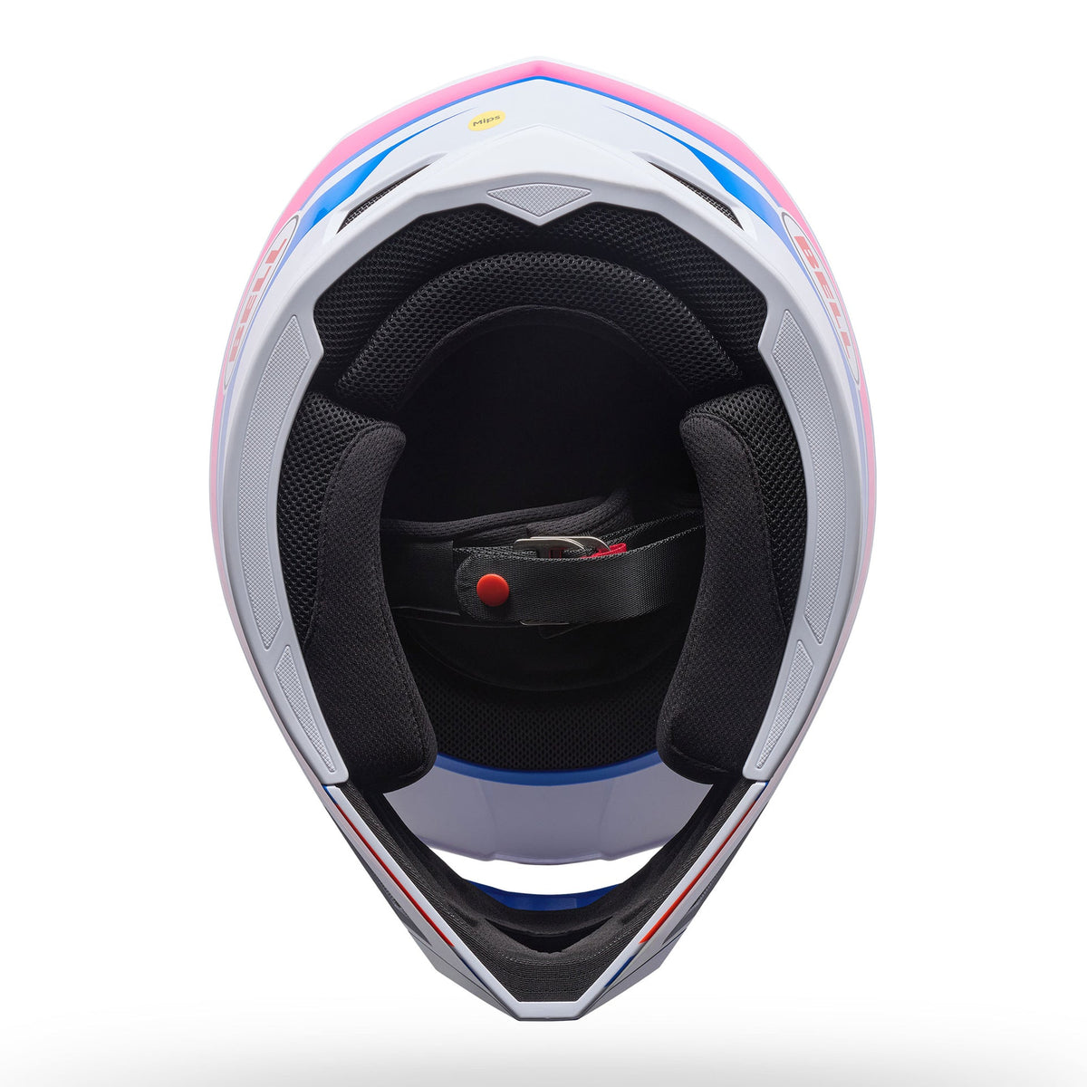 BELL MX-10 MIPS SPEEDWAY MX | Enduro Helmet (White/Blue/Red Fluo)