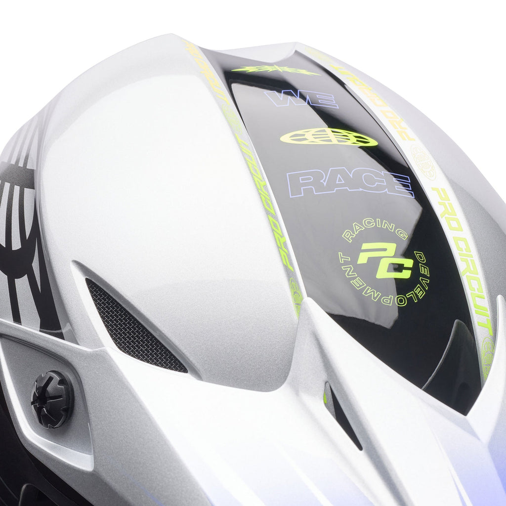 BELL MX-10 MIPS Pro Circuit INTAKE MX | Enduro Helmet (Black/Silver)
