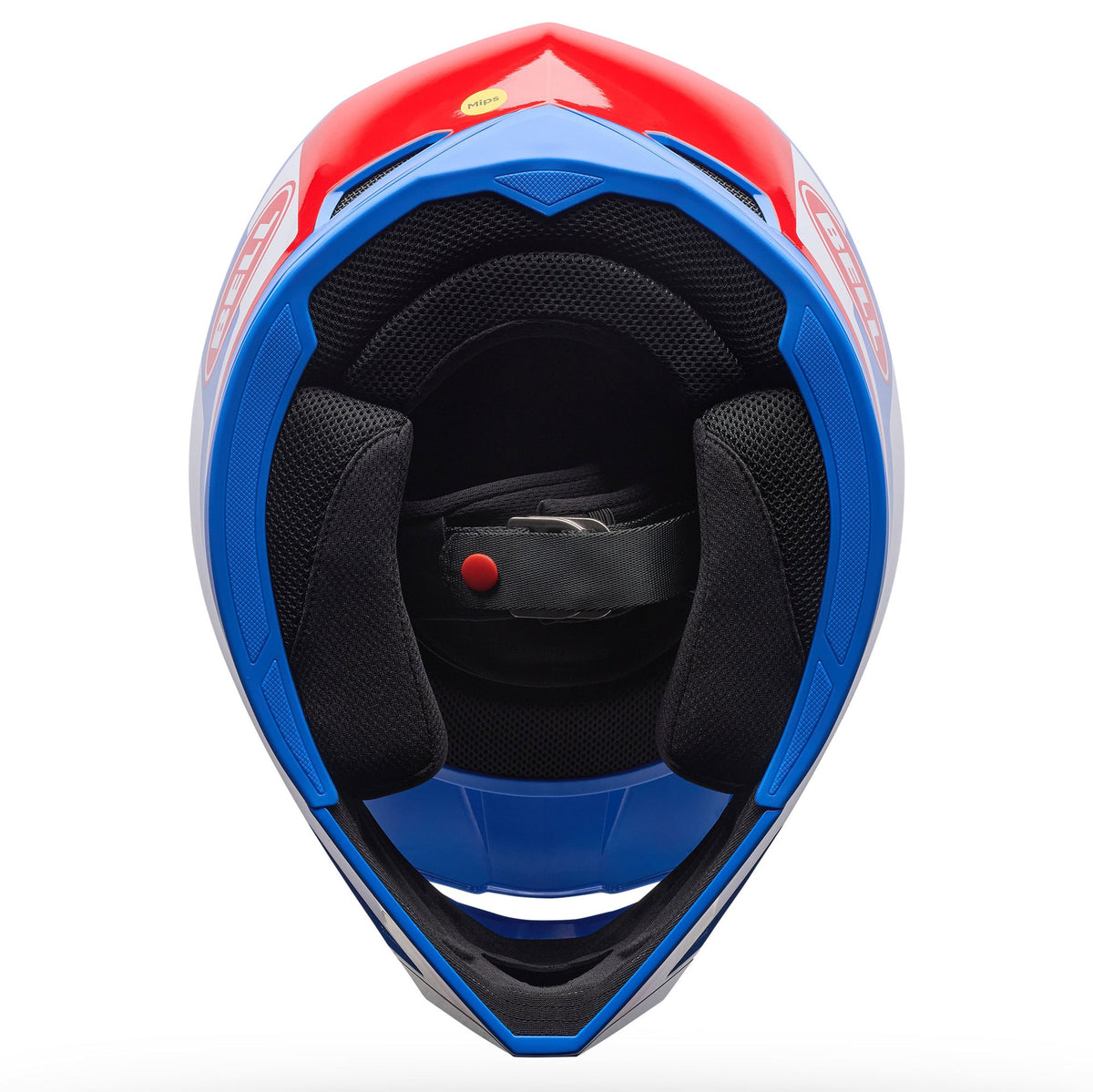 BELL Youth MX-10 MIPS SPIRAL MX Helmet (White/Red/Blue)