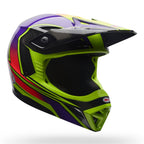 BELL Youth MX-10 MIPS SPEEDWAY MX Helmet (Black/Ultra Violet/Yellow Fluo)