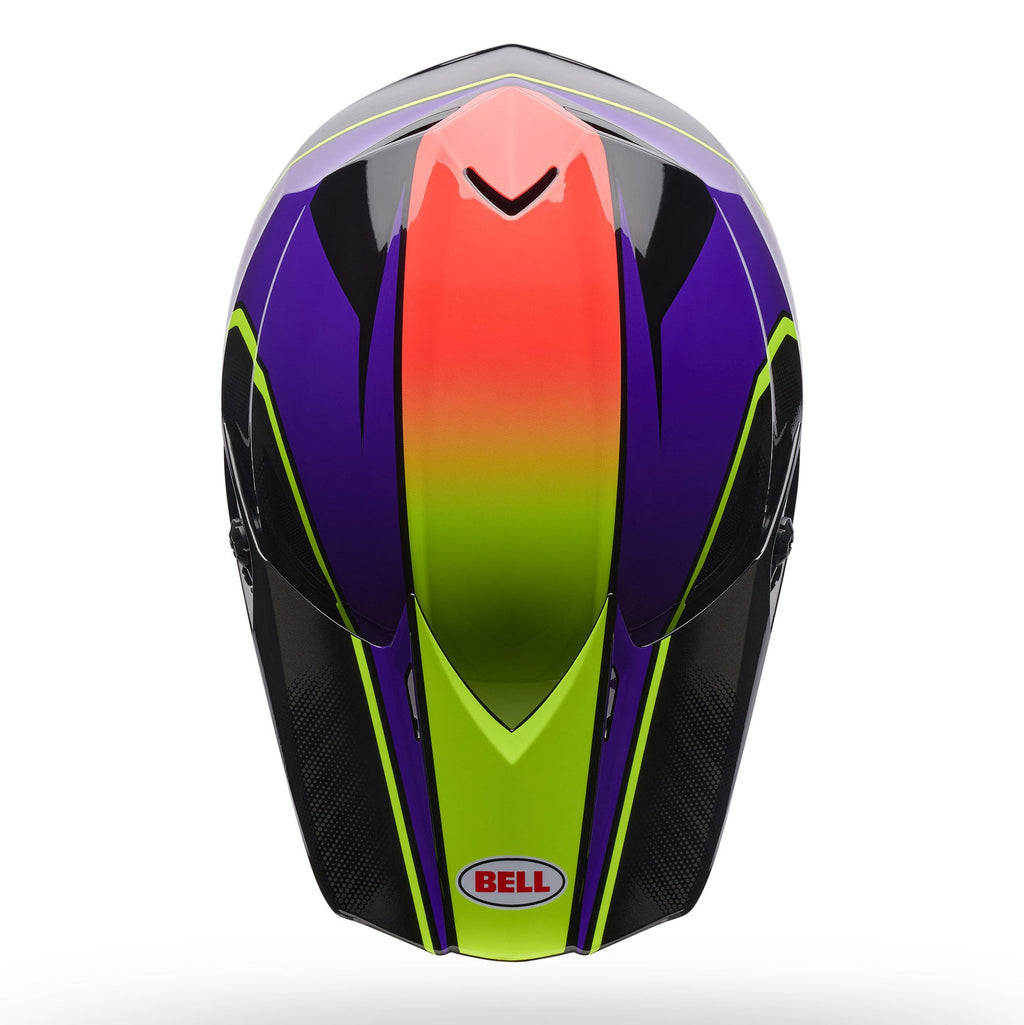 BELL Youth MX-10 MIPS SPEEDWAY MX Helmet (Black/Ultra Violet/Yellow Fluo)