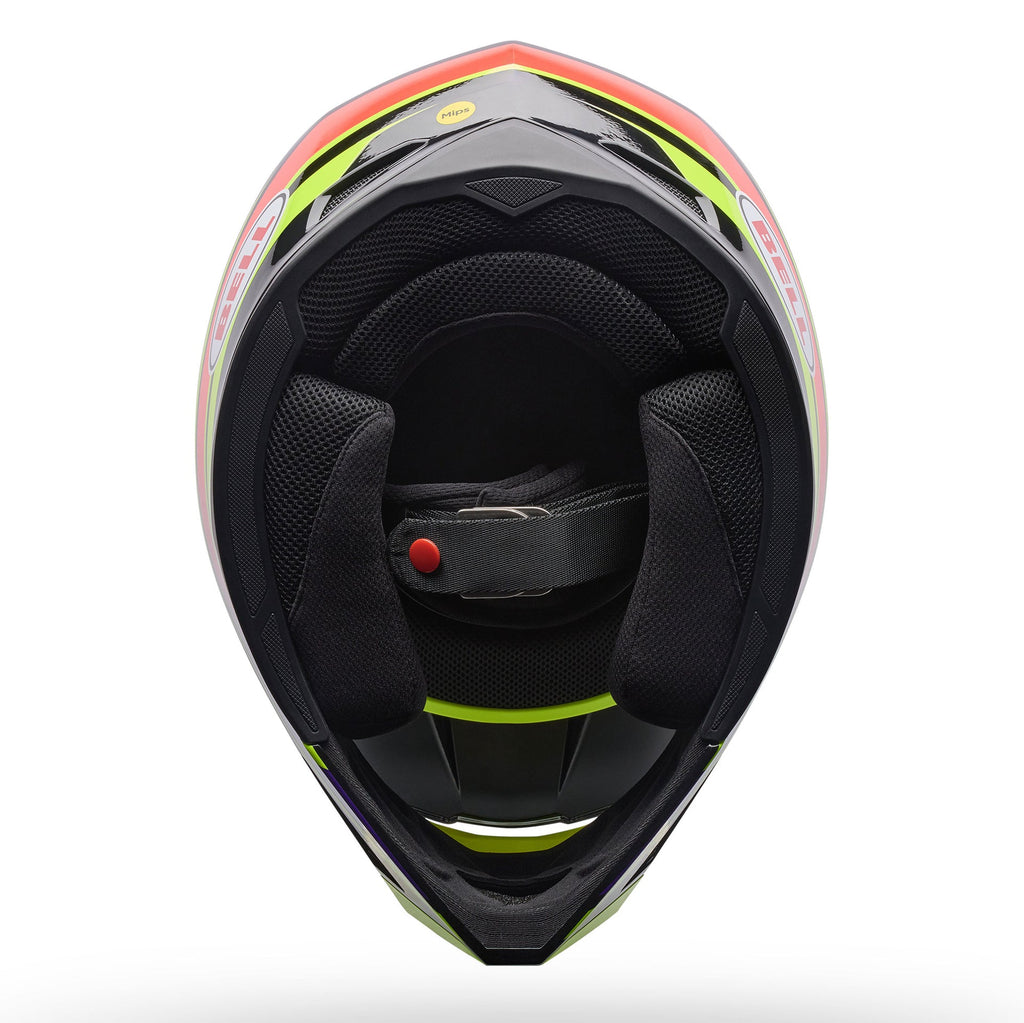 BELL Youth MX-10 MIPS SPEEDWAY MX Helmet (Black/Ultra Violet/Yellow Fluo)
