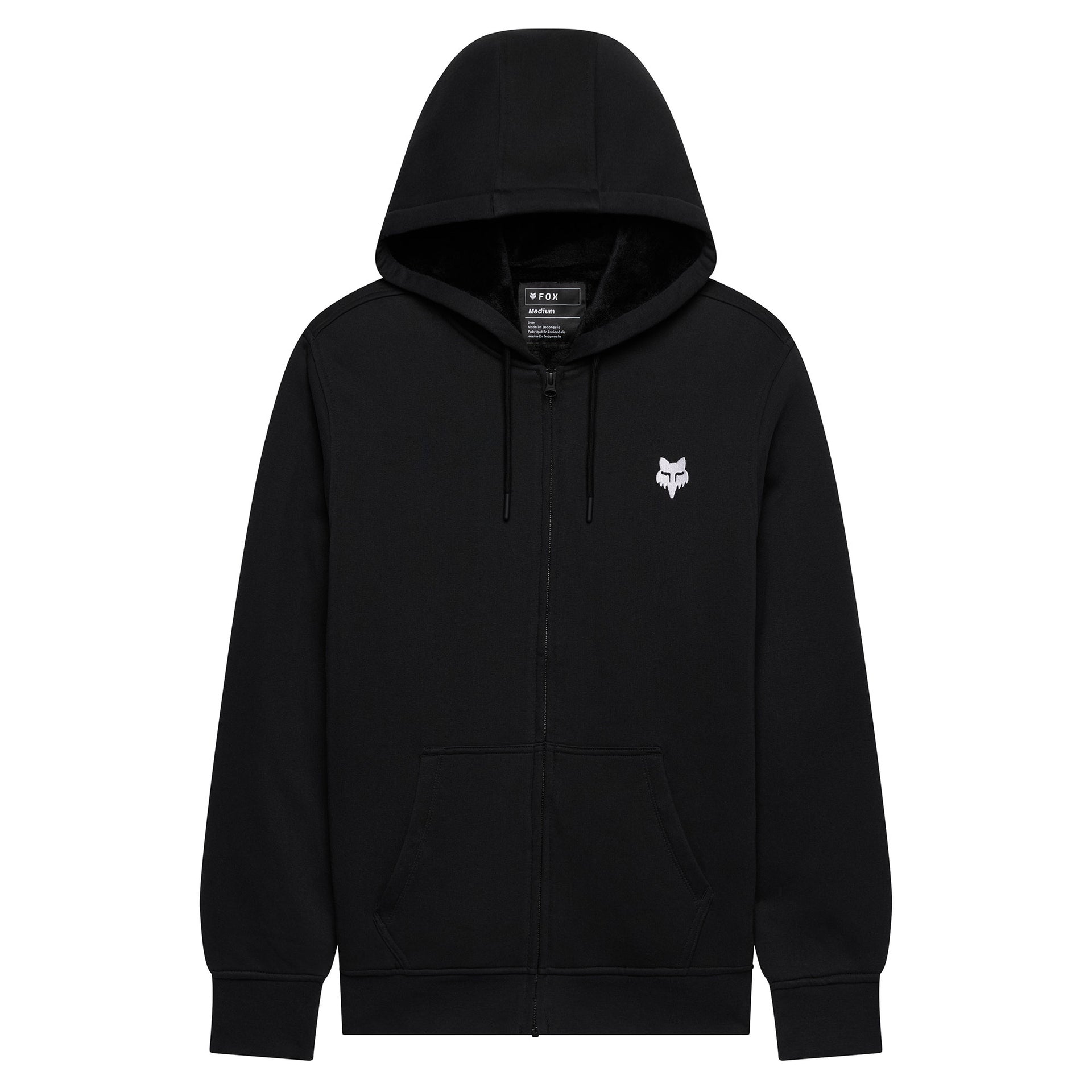 FOX Racing Mens Hoodie - Fox Head SASQUATCH Fleece Zip (Black)