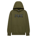 FOX Racing Mens Hoodie - Fox HEAD X Fleece Pullover (Olive Green)