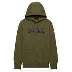 FOX Racing Mens Hoodie - Fox HEAD X Fleece Pullover (Olive Green)