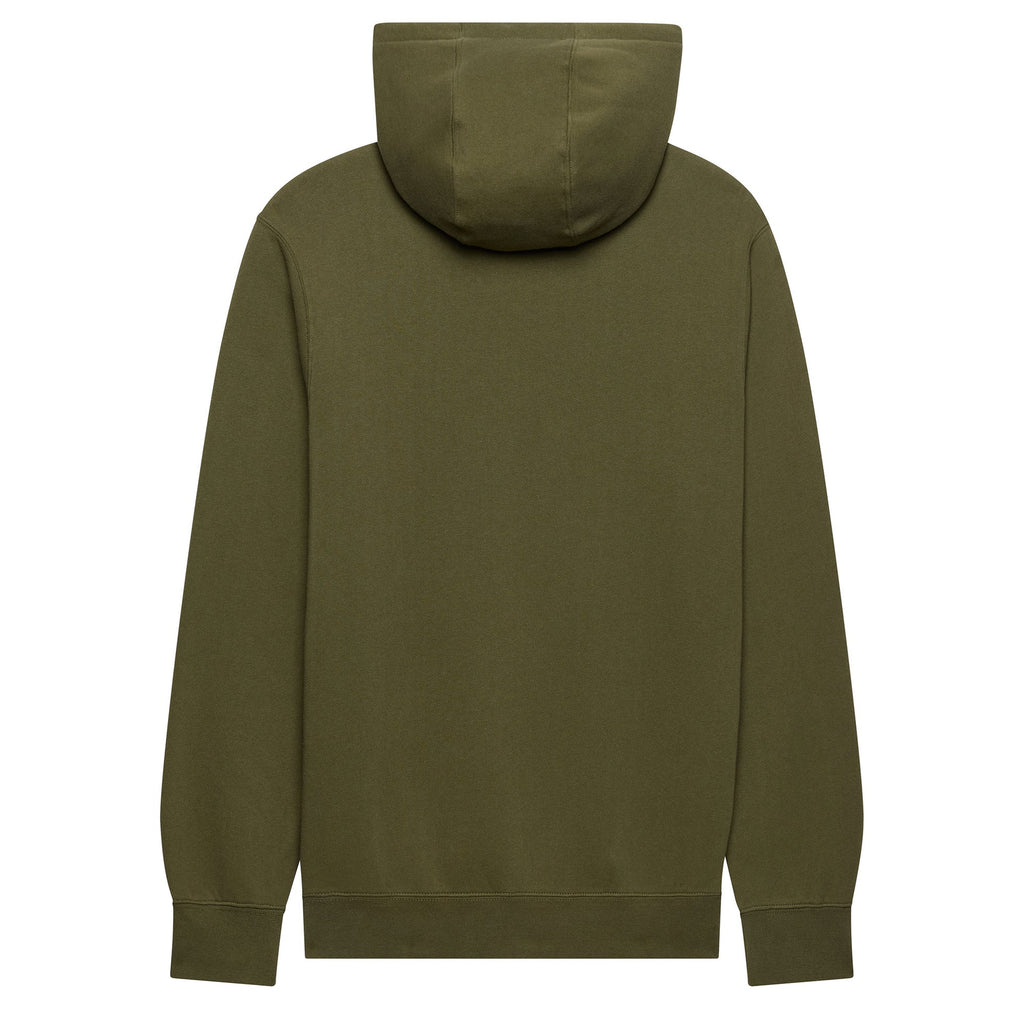 FOX Racing Mens Hoodie - Fox HEAD X Fleece Pullover (Olive Green)