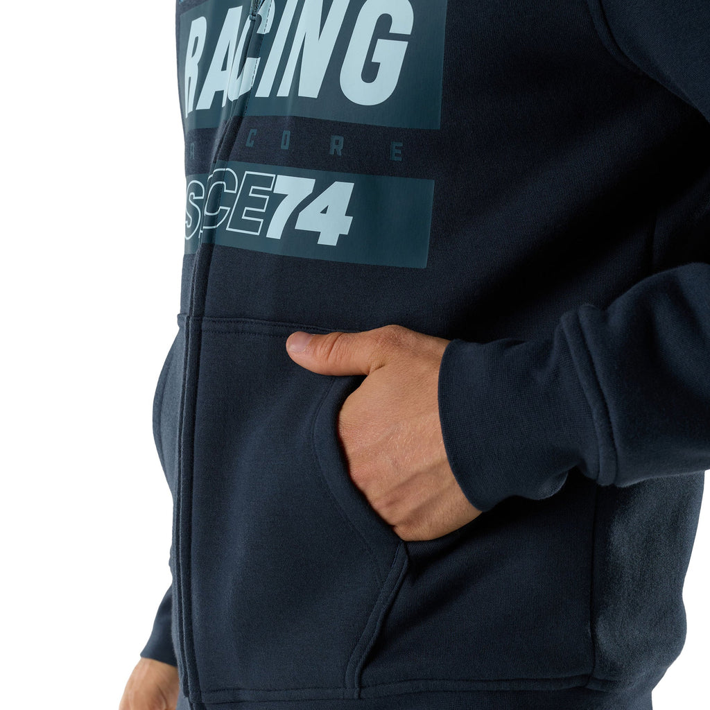 FOX Racing Mens Hoodie - SINCE 74 SASQUATCH Fleece Zip (Midnight)