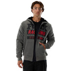 FOX Racing Mens Hoodie - SINCE 74 SASQUATCH Fleece Zip (Dark Shadow)