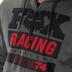 FOX Racing Mens Hoodie - SINCE 74 SASQUATCH Fleece Zip (Dark Shadow)