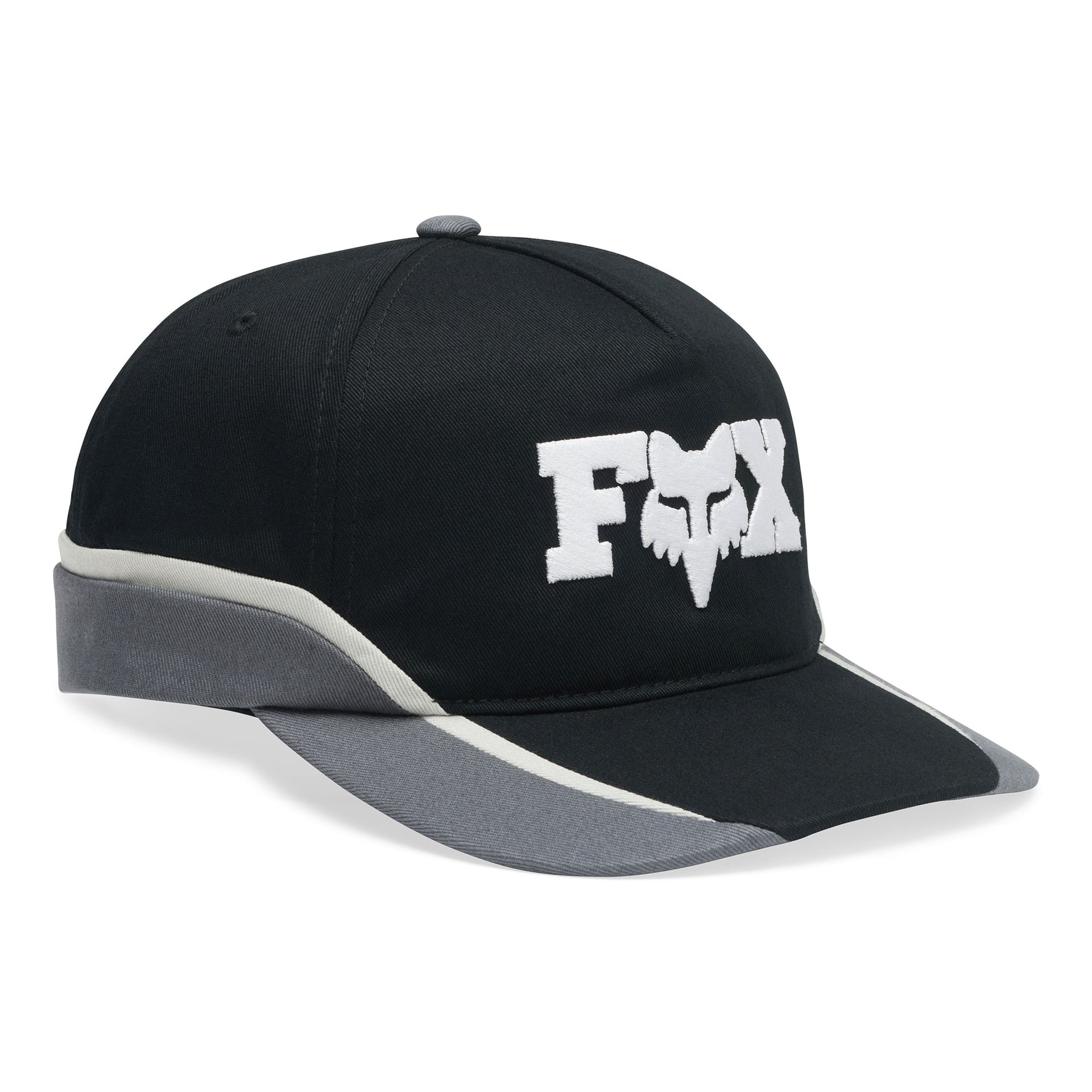 FOX Racing Mens Cap - FOX HEAD X Snapback Trucker BLACK