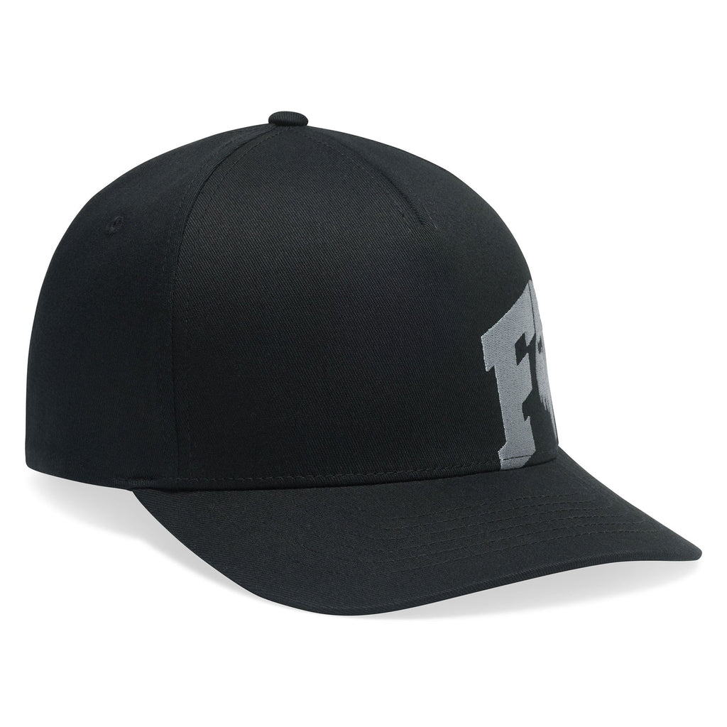 FOX Racing Mens Cap - FOX HEAD X Flexfit Hat (Black)