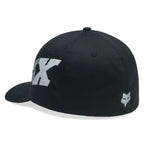 FOX Racing Mens Cap - FOX HEAD X Flexfit Hat (Black)